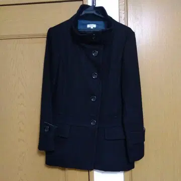 [ 중고품 ] HusHusH 코트 Black 클리닝 완료