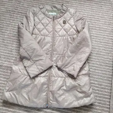 호코모모라 시빌라 충전솜 코트 베이지 사이즈 40 더블 지퍼