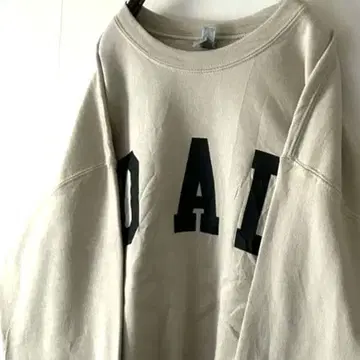 길단 DAD 맨투맨 트레이닝복 L 베이지 구제 의류