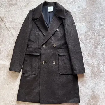 CALL & RESPONSE 슈퍼 스트레치 롱 P코트 S