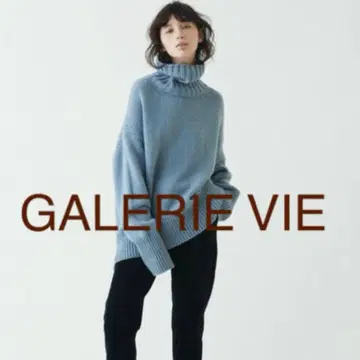 [ GALERIE VIE ] 파인 울 터틀넥 풀오버