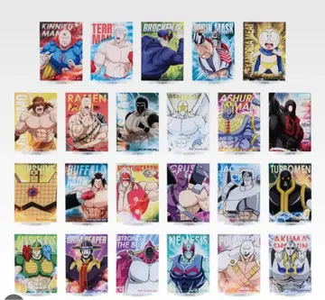 제일복권 근육맨 F상 아크릴 스탠드 전 23종 풀 컴프