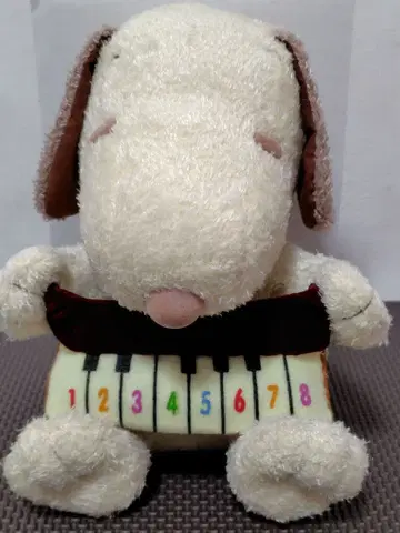 스누피 음악 기능 봉제 인형