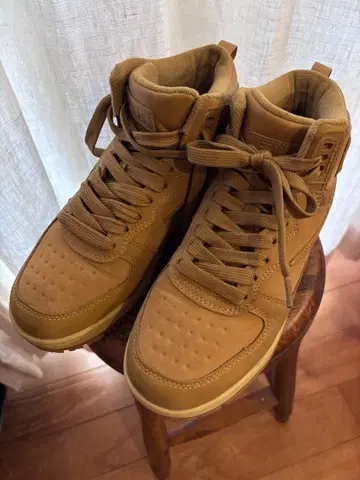 FILA FC-6238 WHE 0924 베이지 하이컷 스니커즈