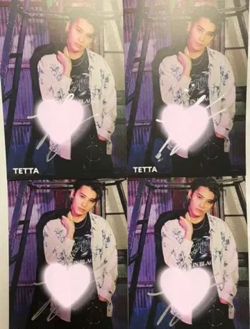 원엔 세키 테타 사인 포함 엽서