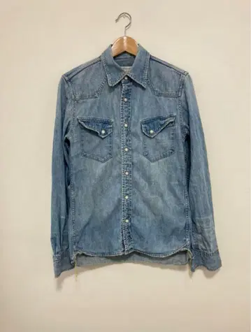 레미 레리프 웨스턴 셔츠 데님 셔츠 S 사이즈 블루