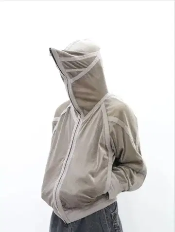 Jianye 25SS '참' MESH HOODIE 브라운