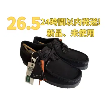 Clarks 블랙 Wallabee 26.5cm 클락스 왈라비