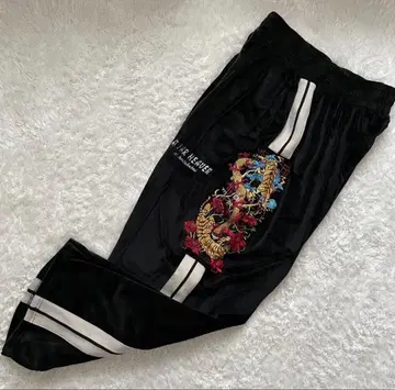 중간 사이즈 벨로아 트랙 팬츠 XL