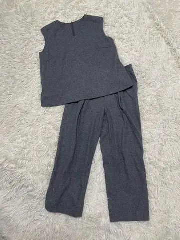 미라 오웬 셋업 울 혼방