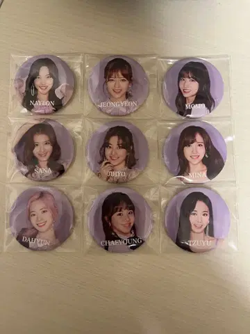 TWICE 캔뱃지 9개 세트