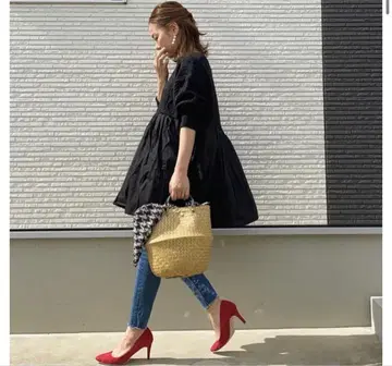 mite 미테 도킹 미니 원피스 블랙 튜닉 니트 완판템