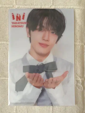 INI 타카츠카 히로무 라포네 클리어 엽서