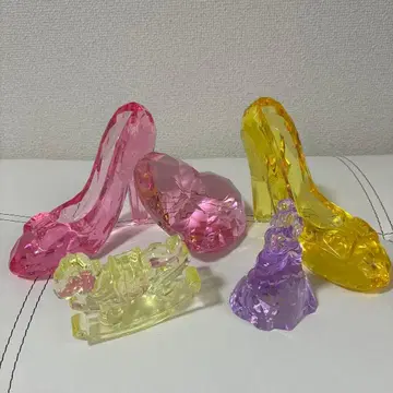 아크릴 아이스 특대형 신발 하트 프린세스