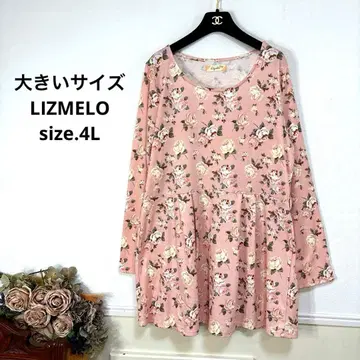 E 빅 사이즈 LIZMELO 리즈메로 장미 튜닉 17호