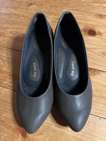 Re:getA 다크 그레이 스틸레토 펌프스 22.5 23.0