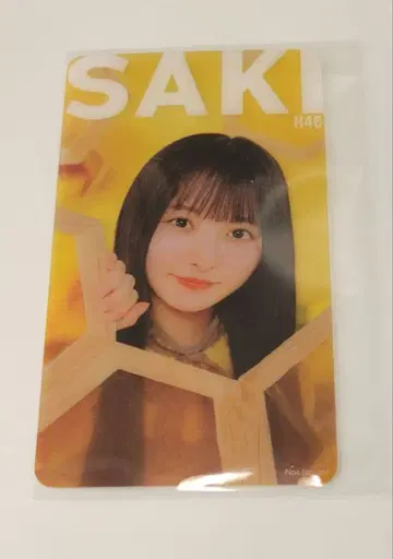 히나타자카46 가타야마 사키 히나코레 B상 하치미츠 클리어 카드