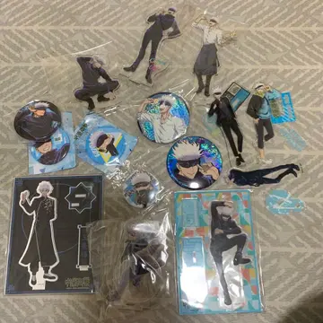 아크릴 스탠드 배지 세트 고죠 사토루 주술회전 아크릴 스탠드