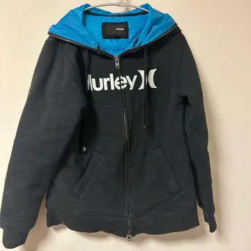 Hurley 집업 후드티 블랙/블루