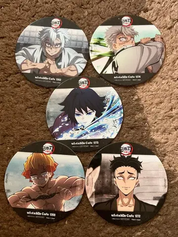 귀멸의 칼날 ufotable cafe 기둥 연습 코스터