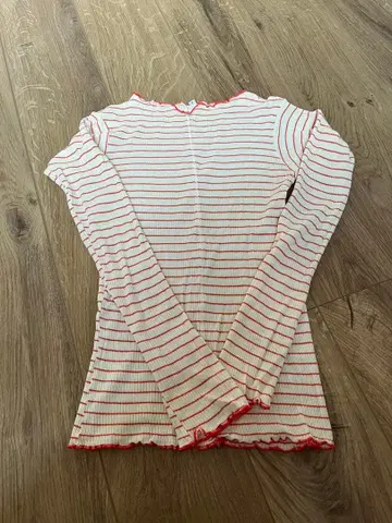 baserange 오렌지 보더 티셔츠