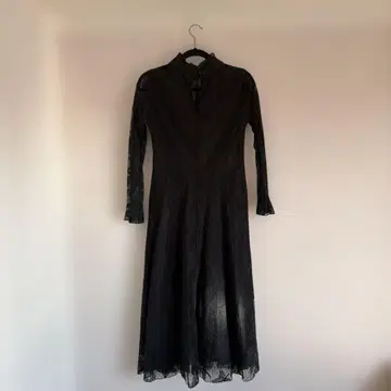 Sueeya 스 원피스 여성용 레이스 롱 프릴 드레스