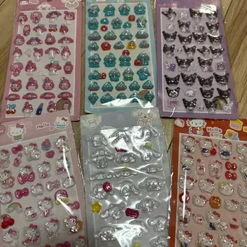 모자 꽁지 드롭 씰 6개 세트