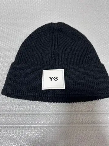 Y-3 블랙 니트 모자 프리 사이즈