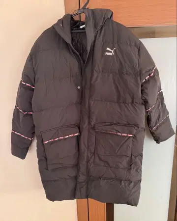 PUMA 후드 부착 다운 코트 L 사이즈
