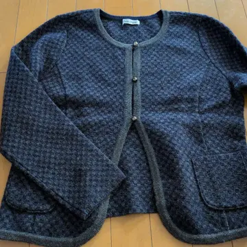 크로스 포인트 다크 블루 니트 가디건 사이즈 L 정도