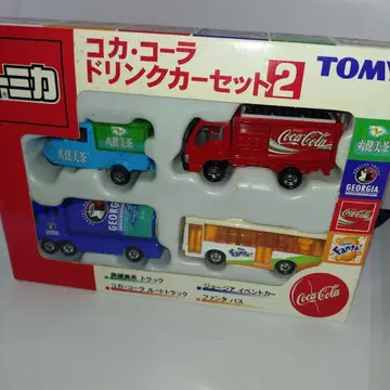 코카콜라 드링크카 세트 2 토미카