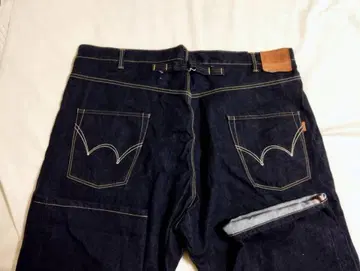 EDWIN 505Z 신치 벨트 셀비지 청바지 W46