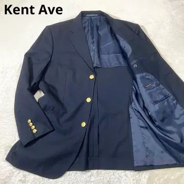 Kent Ave 네이비 블레이저 골드 버튼 테일러드 자켓