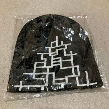 당시물 미사용 호테이 토모야스 25주년 기념 굿즈 기타리즘 패턴 니트 캡