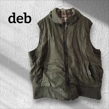 1점 한정 deb [ XL ] 올리브 그린 베스트 아우터 상의