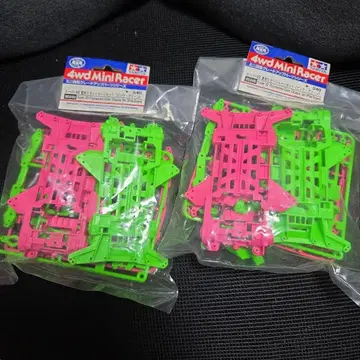 미니 사륜구동 슈퍼 XX 형광 컬러 섀시 세트
