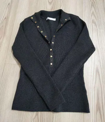ZARA 니트 폴로 상의