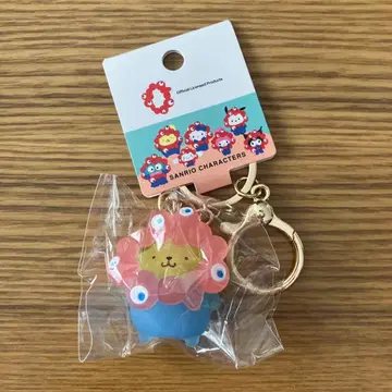 만박 미야쿠미야쿠 클리어 컬러 키링 폼폼푸딩