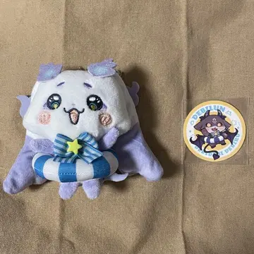 데비룬 Summer 봉제 인형 마스코트 튜브 룬룬 스티커