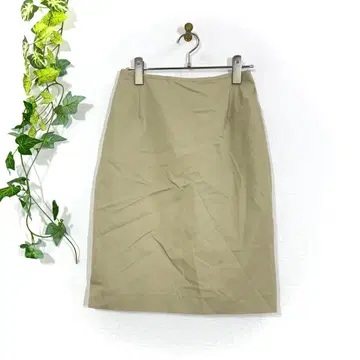 내추럴 뷰티 베이직 타이트 스커트 (M) 베이지 심플 오피스