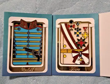 엘리자베트 시크릿 스테인드 클립 루돌프 프란츠 2종 세트