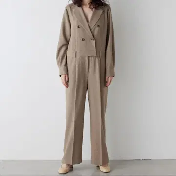 [ THE PAUSE ] 테일러 칼라 점프 수트 미사용 새상품