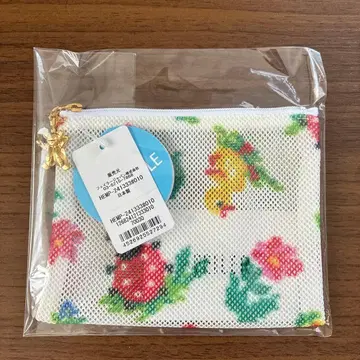 페이러 하이디 메쉬 파우치 화이트 미니