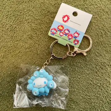 오사카 간사이 만박 산리오 먀쿠먀쿠 파스텔 키링 시나몬 롤