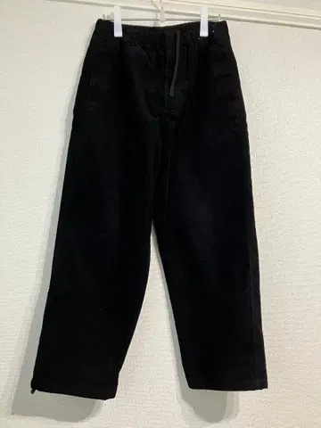 2회 착용 UNIQLO U 코듀로이 유틸리티 팬츠 M 블랙