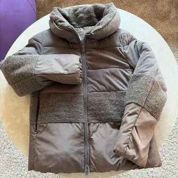 다운 자켓 브라운 계열