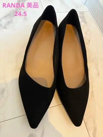 RANDA 스틸레토 로우힐 펌프스 24.5cm