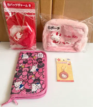 산리오 헬로키티 파우치 백참 멀티 케이스 세트
