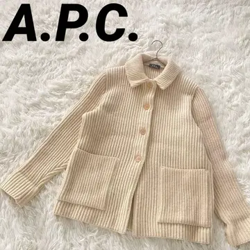 A.P.C. 니트 가디건 프랑스제 90s