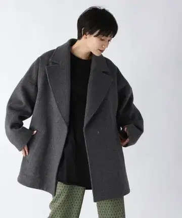 [ 새상품급 ] JEANASIS 지나시스 울 비버 숏 자켓 코트